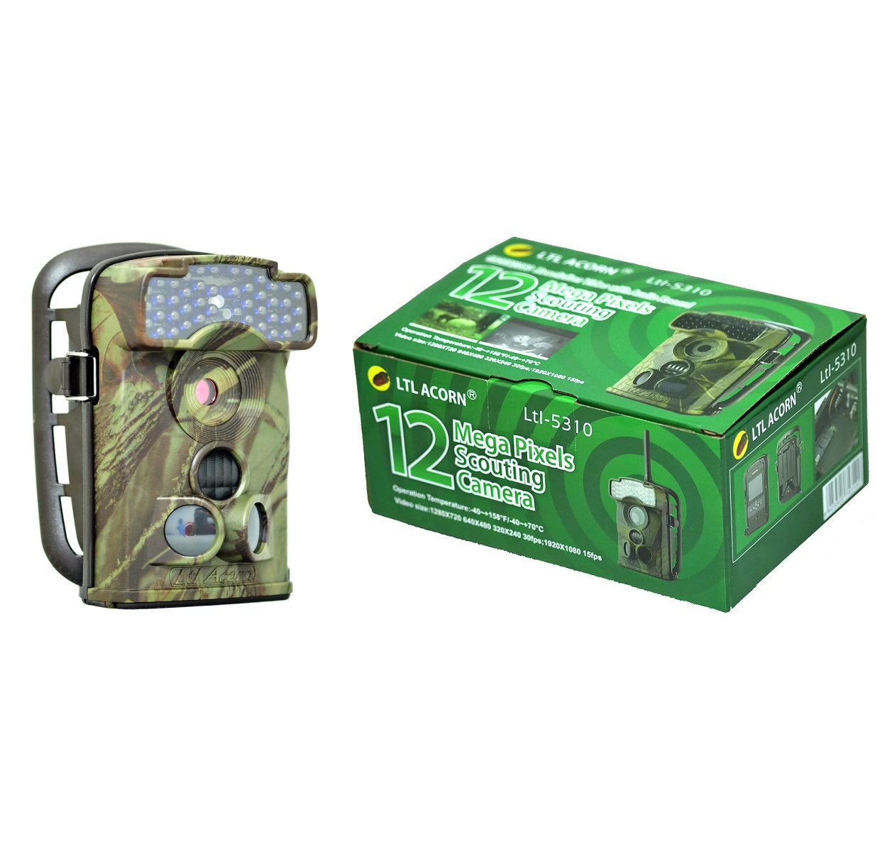 Ltl Acorn HD camouflage surveillance DVR compatible SD card with CE&FCC 12 megapixel 1080p hunting trail camera trap for hunting