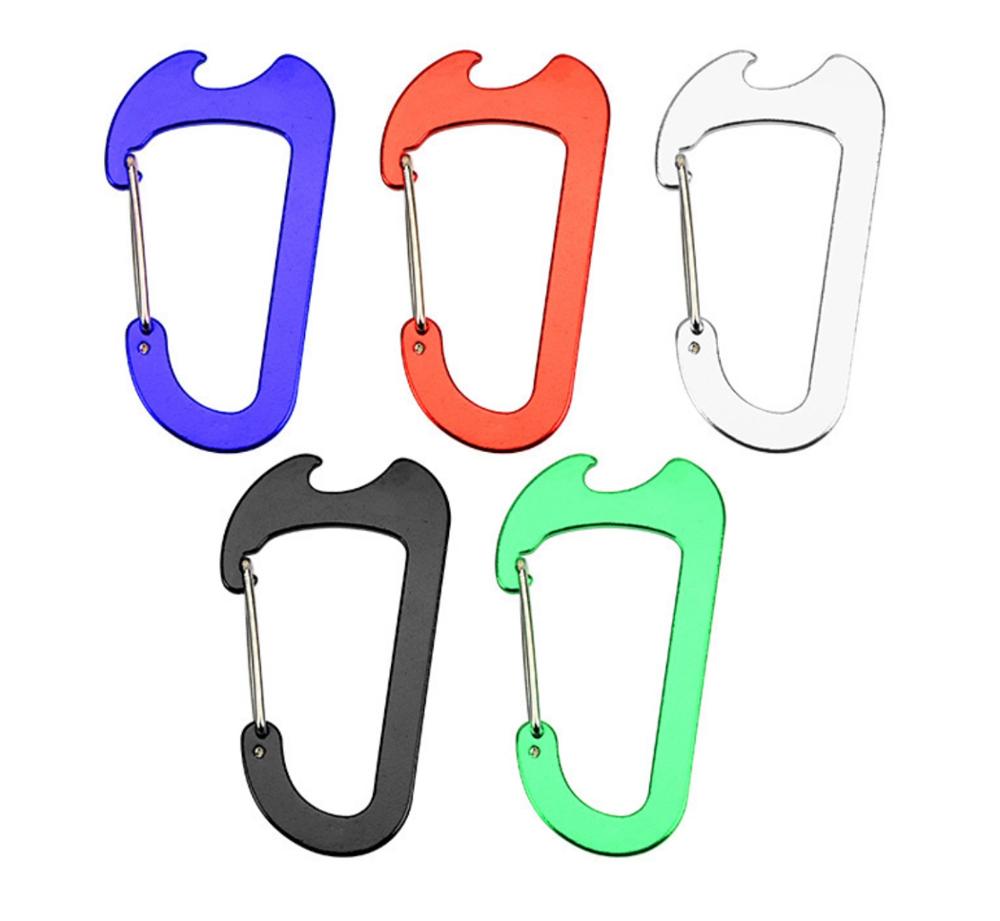 Promotion Custom Different Shape Carabiner Gift Bottle Opener