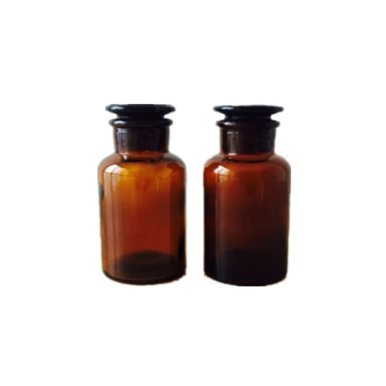 125ml Medicine use amber glass bottle glass reagent bottle with glass dropper