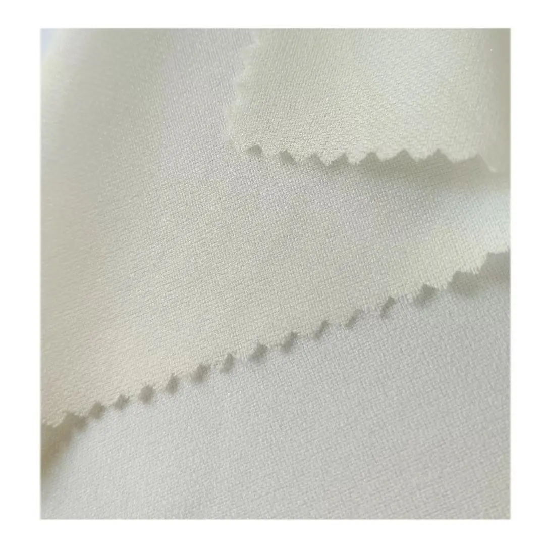 Twill White Fusing Woven Interlining Fabric for Garments and Clothing