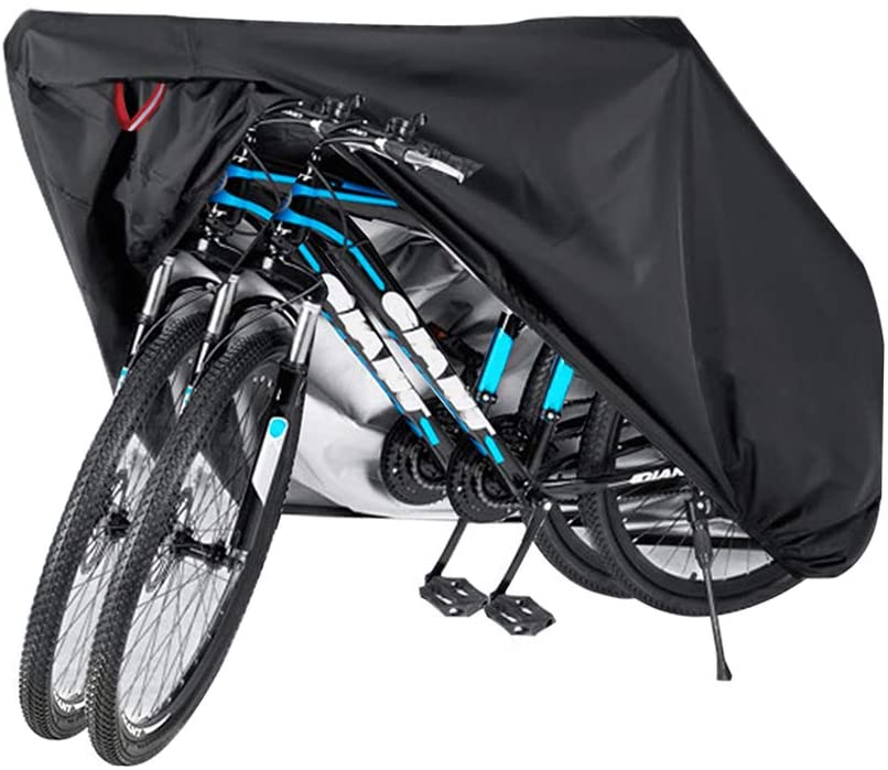 Foldable cover for 2 bicycles with lock hole Anti-UV waterproof Bike Cover Bicycle Cover accept oem order factory price