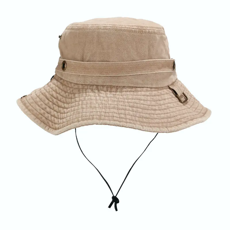 Bucket Hat Fashion Vintage Style Bucket Hat Washed Outdoor Hat For Man
