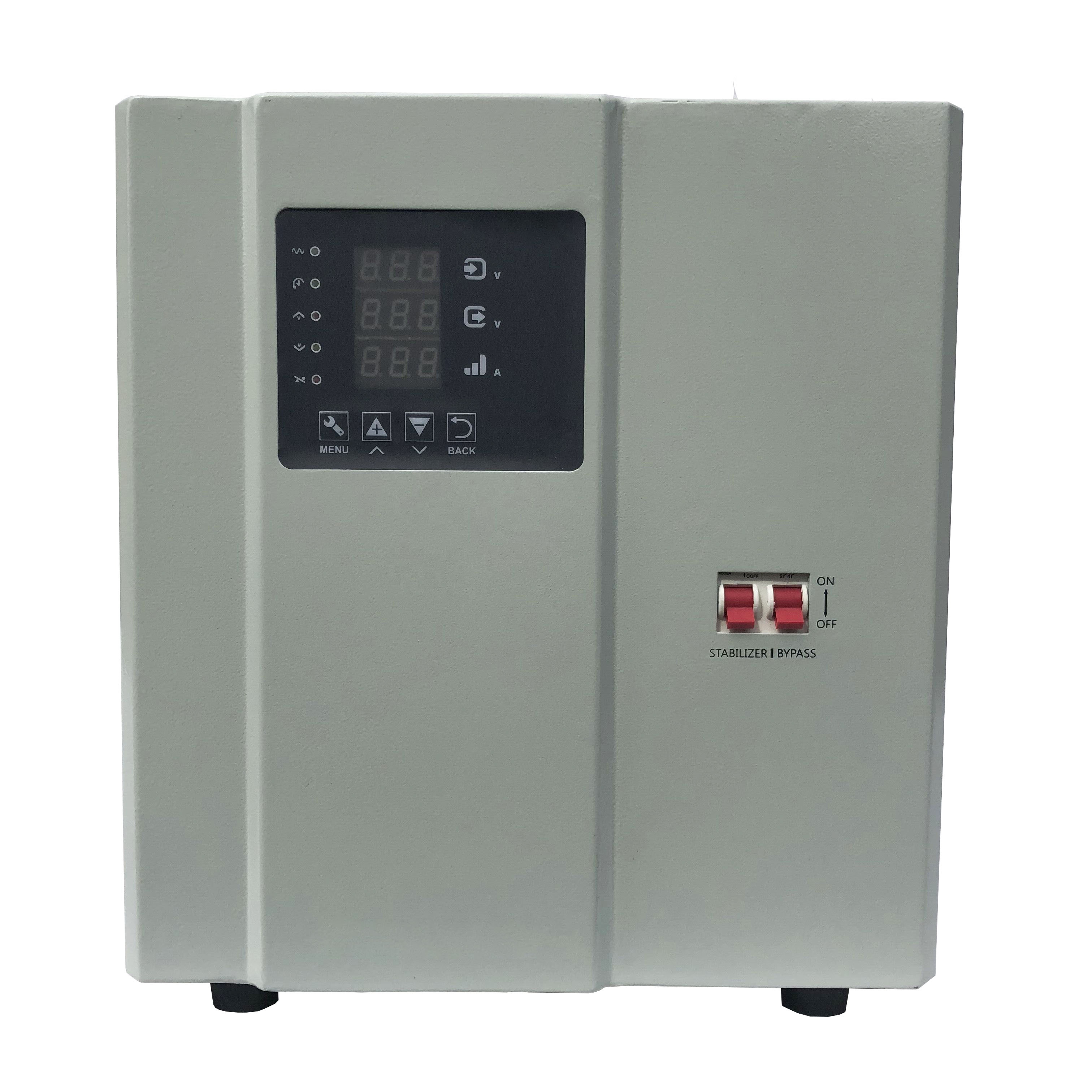 Goter Power On Sale 5KVA 1 Phases Automatic Servo Voltage Stabilizer