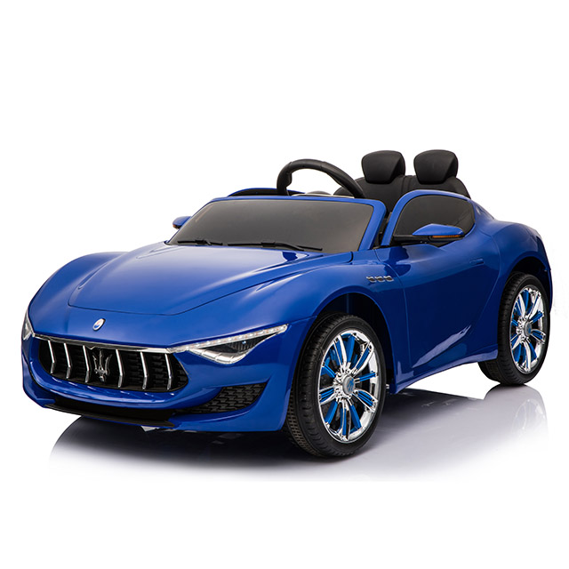 Дешевый Электрический автомобиль, новая игрушечная машинка Maserati, лицензионный автомобиль с двумя двигателями, аккумулятор 12 В
