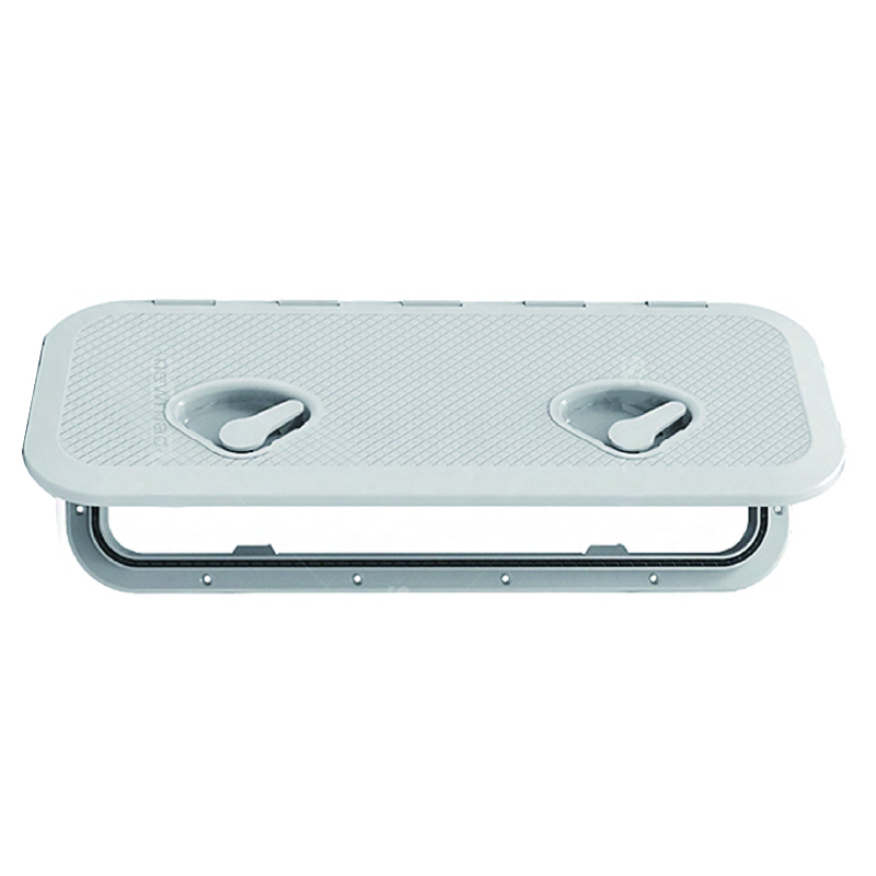 Newmao ABS square Inspection Deck Hatch Cover Tight Screw Out White Anti-corrosive Access Deck Plate For Boat 370x375mm
