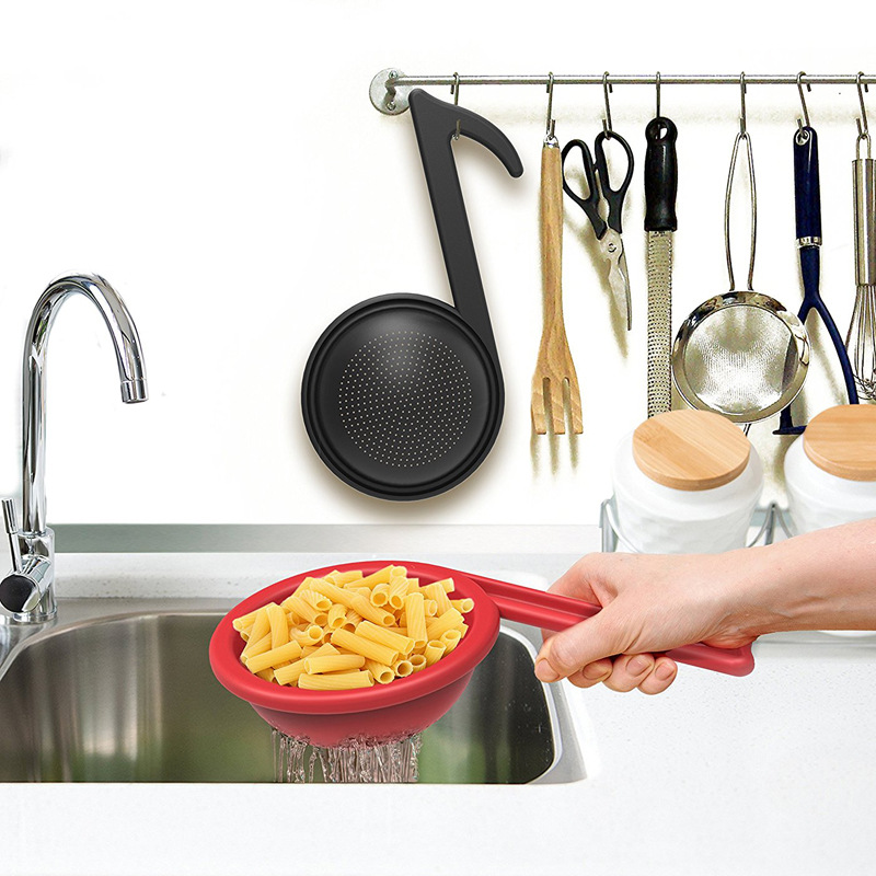 Creative personality colander interesting big note model PP food grade colander oversize colander