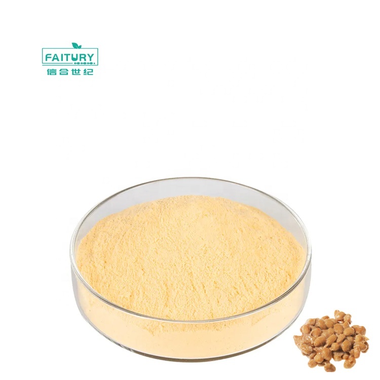 Faitury Wholesale High Quality 20000Fu/g Natural Natto Extract Nattokinase Powder Nattokinase