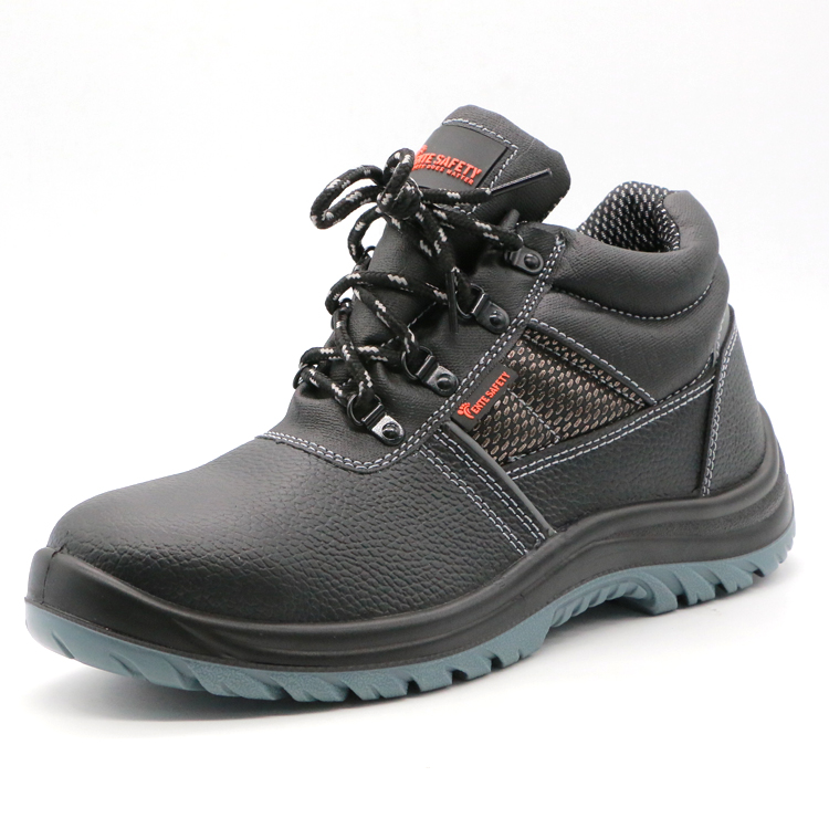 ENTE SAFETY Toe Cap Construction Work Safety Boots Steel Toe Custom Men Leather OEM Customized Professional Safety Shoes For Men