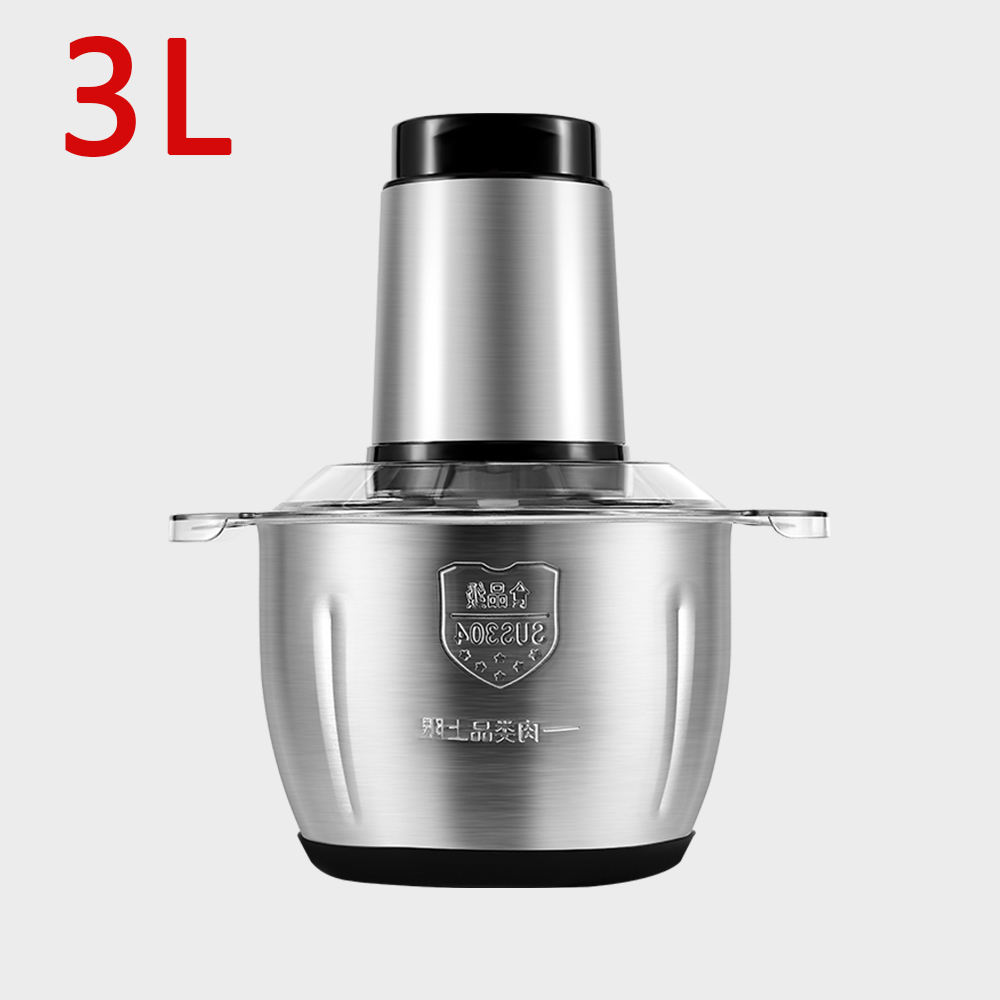 3L высокой емкости для еды из нержавеющей стали мясорубка многофункциональная машина электрическая мясорубка измельчитель для домашнего использования