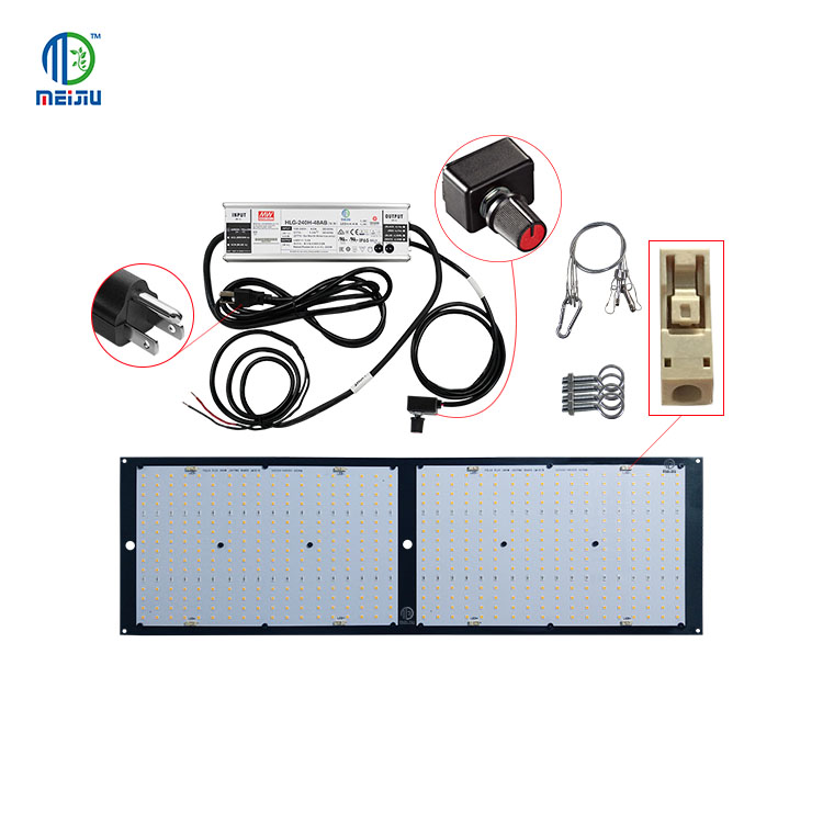 Meijiu теплица Гидропоника Sasmung LM301H микс Epistar 660NM Крытый растут палатки, 240 Вт LED растут светильник на заказ растут палатки