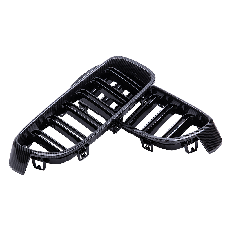 3seris Grill F30 F35 2013-2019 double line carbon fiber Car Front Bumper Abs Grille