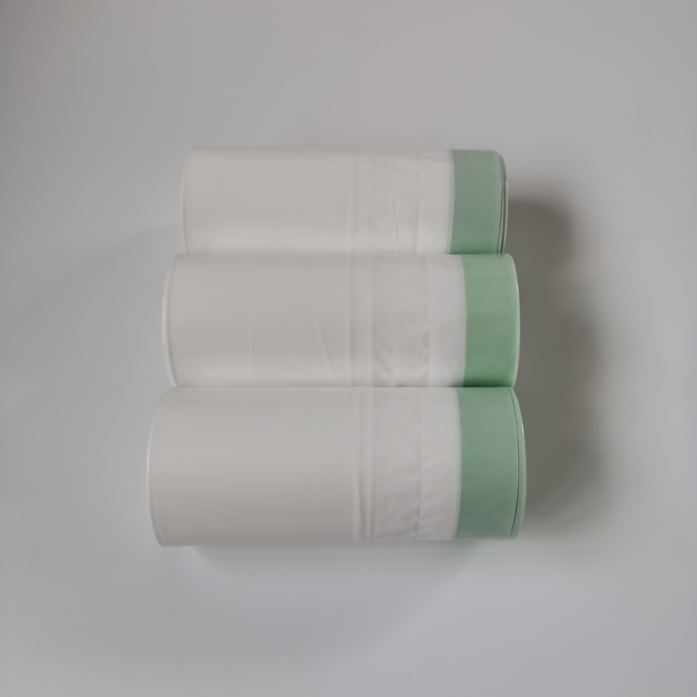 Factory wholesale portable pure white padded cat litter bag 94cmx45cm cat litter box drawstring bag