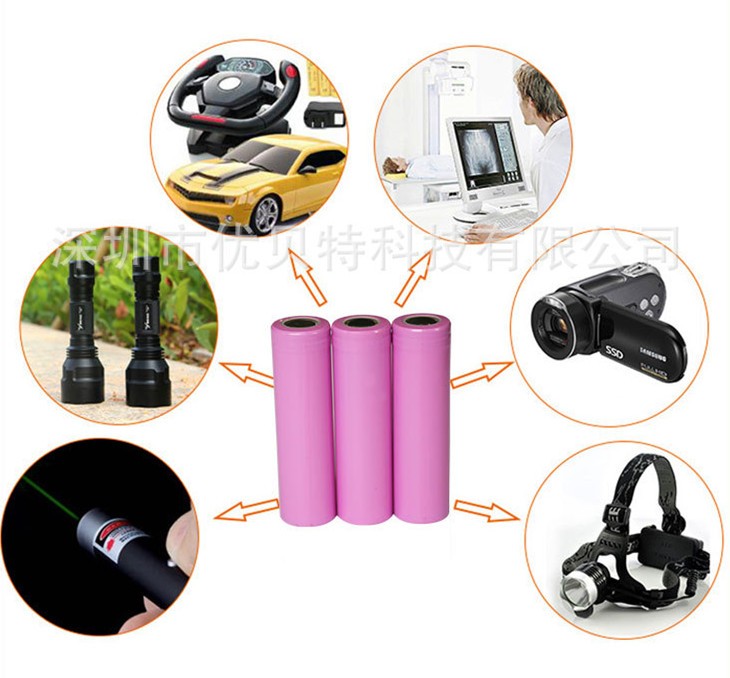 Factory wholesale price 18650 1S1P 3.7v 2400mah lithium cell lipo Prismatic lifepo4 Battery cell with PCB Protection