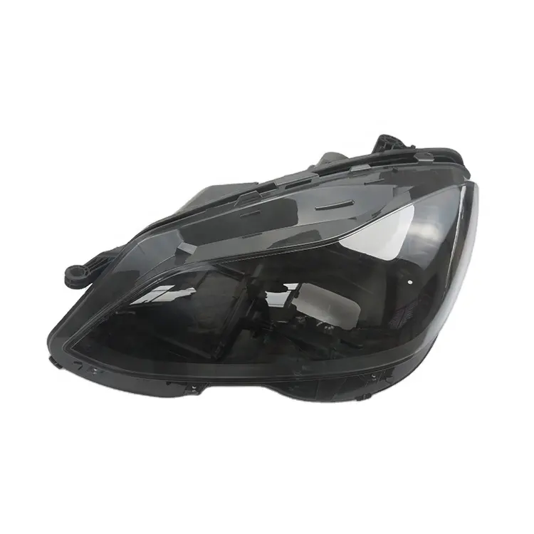 E-CLASS E260 E300 Black Border Transparent New Headlamp Cover for W212/LCI 14-16 Year