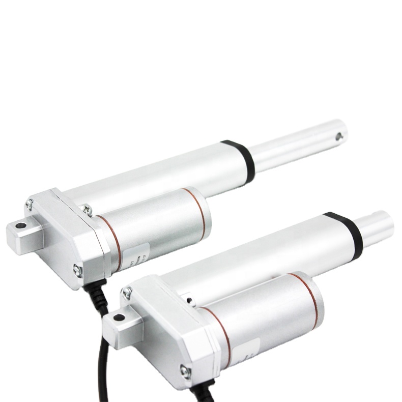 DC 12v 24v 50-500mm микро мотор электрический линейный привод IP65 для автоматизации