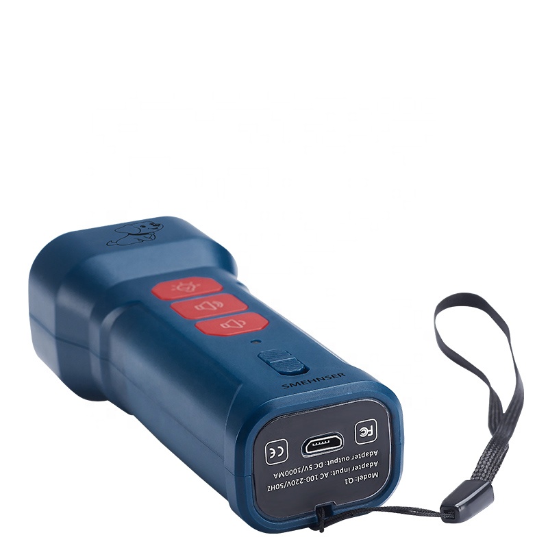Powerful battery electronic dog bark repeller ultrasonic handheld dog repellent