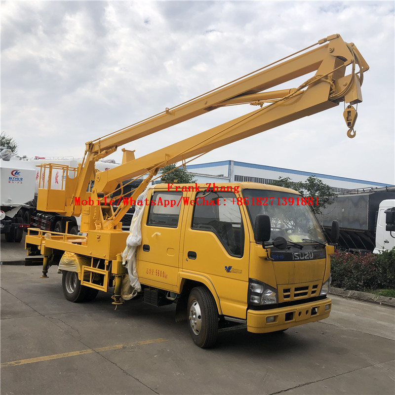 4x2 Japan 600P 18m tree pruning truck