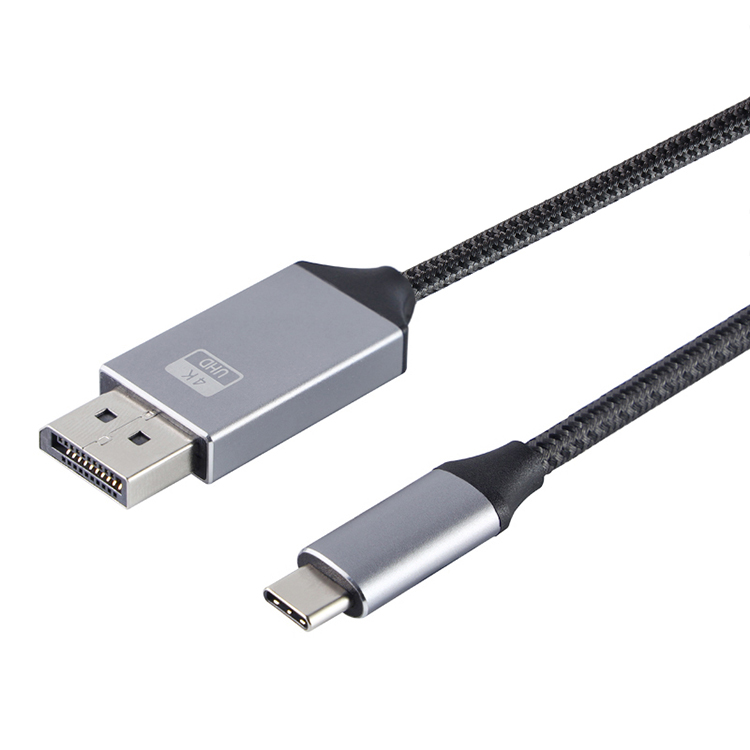 Высококачественный Плетеный алюминиевый Переходник Usb Type C к Dp Displayport