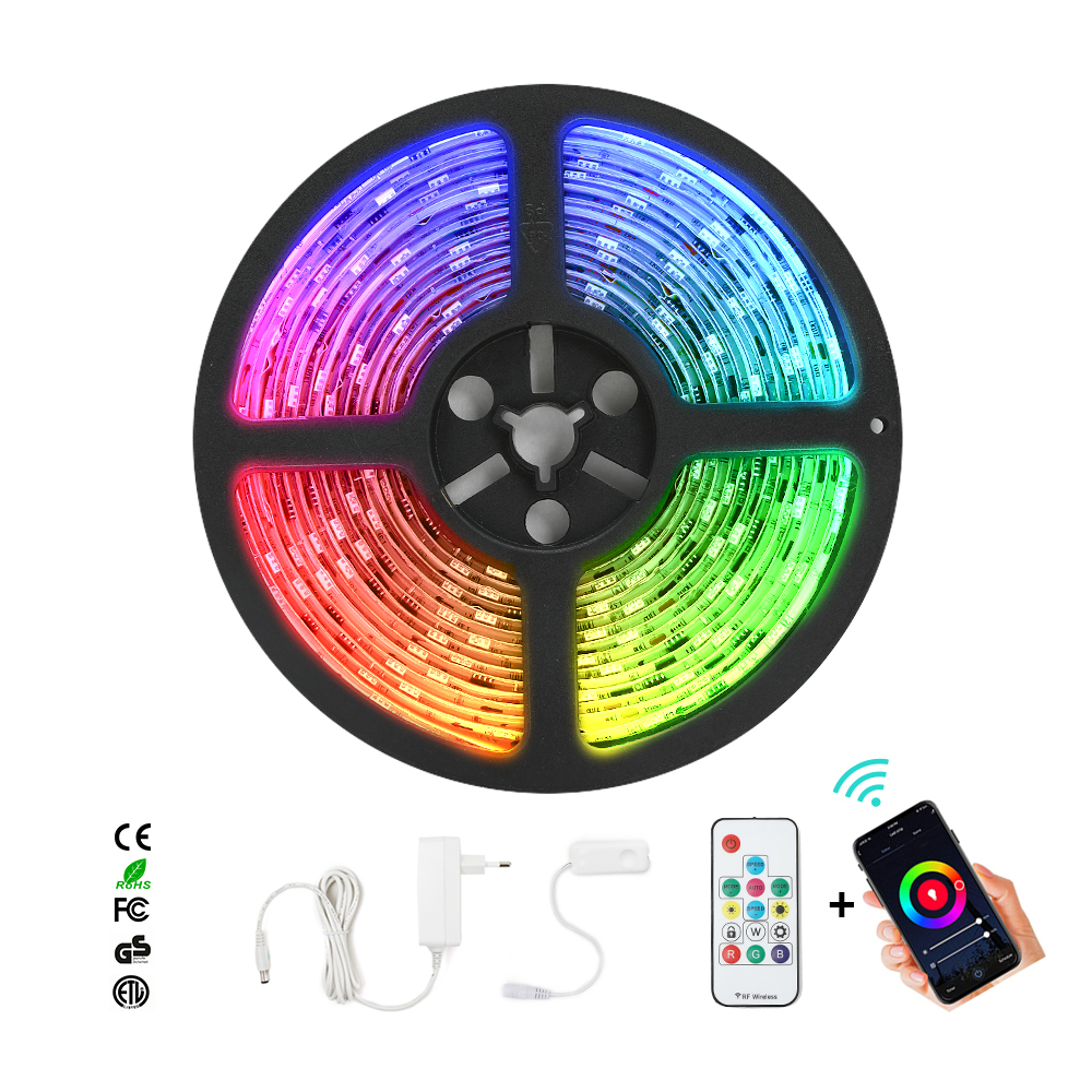Rgb Color Change For Bike Addressable Smart Waterproof Lamp Flexible Decorative Bars Chasing Strobe Led Strip Light