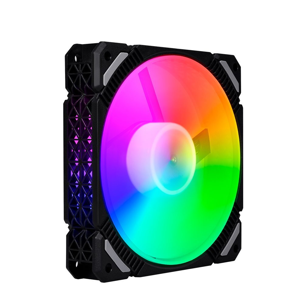 Готовый к отправке RGB электрический кулер вентилятор 120 мм для ПК