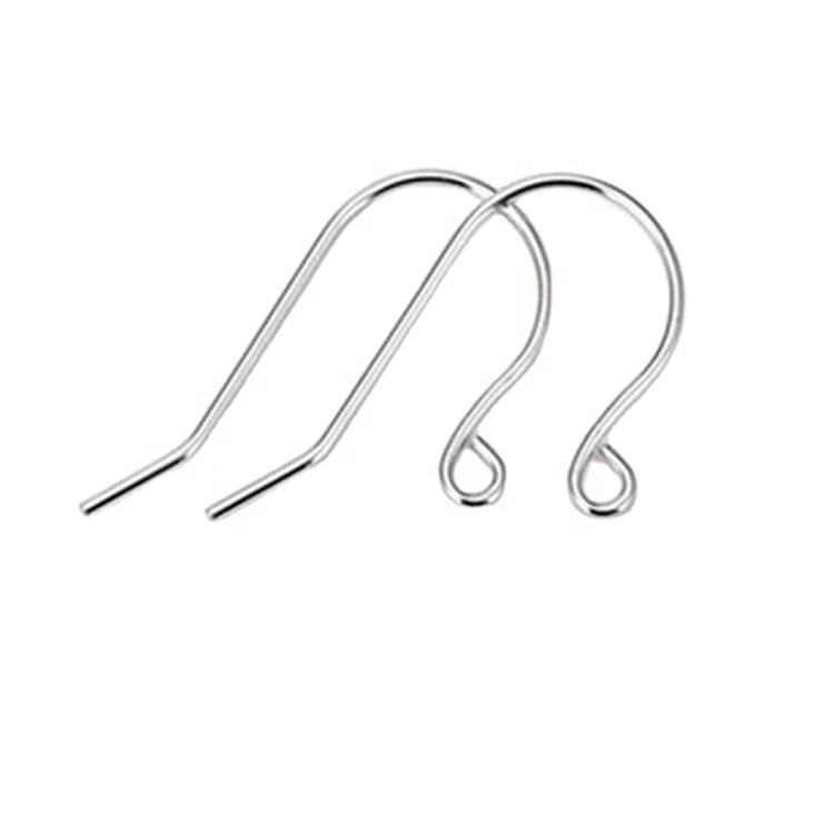 Серьги-Крючки из серебра 925 пробы для изготовления ювелирных изделий, серьги-крючки, Ювелирная фурнитура