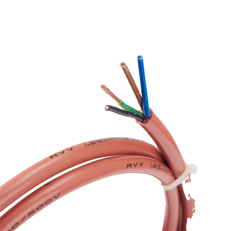 Оптовая продажа на заказ H05VV-F 4X0.75 MM2 (kabel) ПВХ многожильные кабели гибкий кабель с ПВХ изоляцией для портативного оборудования