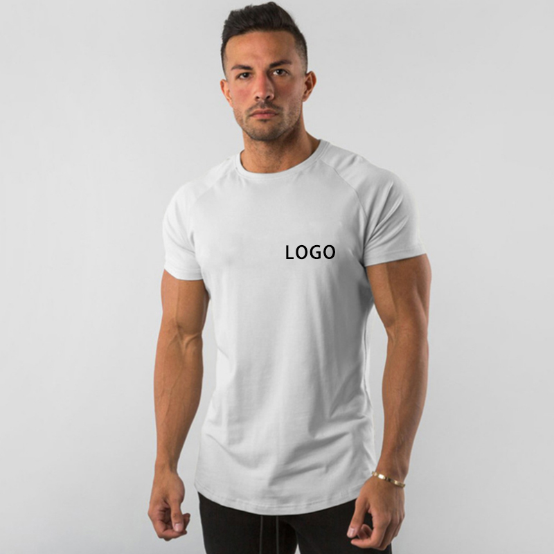 Custom Logo Men Fitness Short Sleeve Gym Sport wear T shirt Men's Shirt Made In China