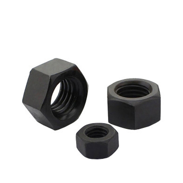 In Stock M6-M24 DIN934 Hex Nuts China Factory Carbon Steel Zinc Hex Nuts for Types of Screws and Bolts