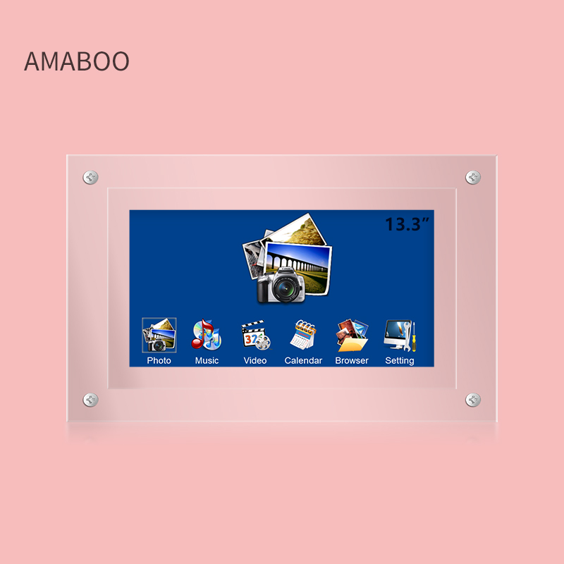 AMABOO новый дизайн фото картина 13,3 дюйма Цифровая художественная акриловая рамка для картин
