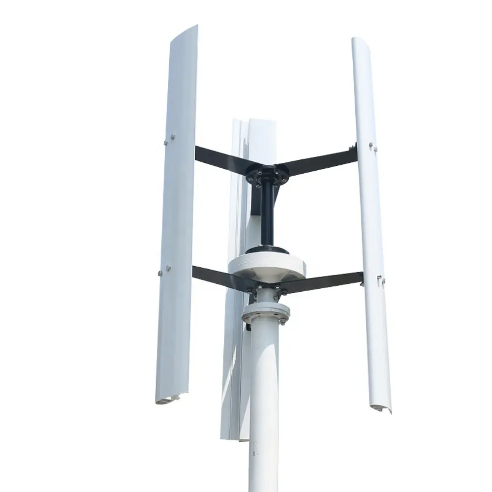 Hot roof mounted 300w 600w 24v 48v Vertical Wind turbine Generator with low wind speed