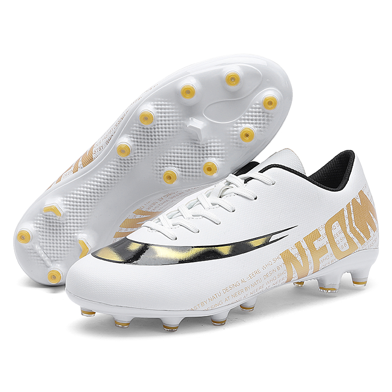 AG long spike custom soccer shoes top quality sport soccer shoes full size 32-47