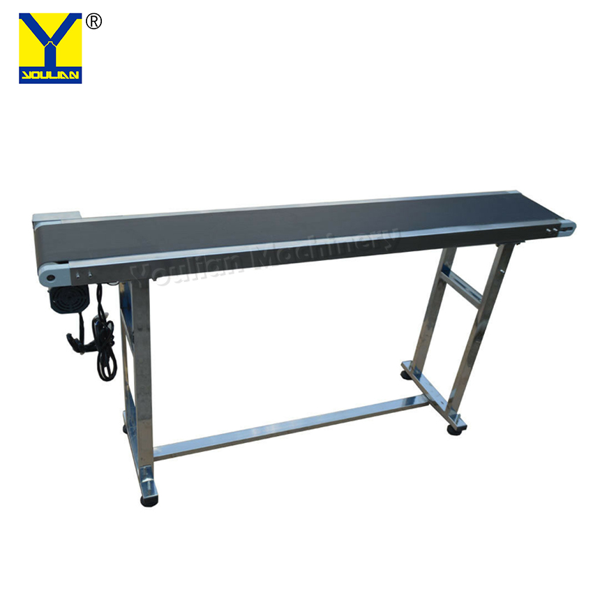 YL-102 Customized Automatic Table PU Bottle Chain Conveyor Belt for Food Industry