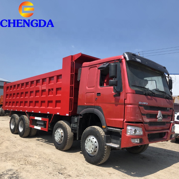 Совершенно новые и довольно используемые шины Sinotruk HOWO 12 8X4, самосвал, цена