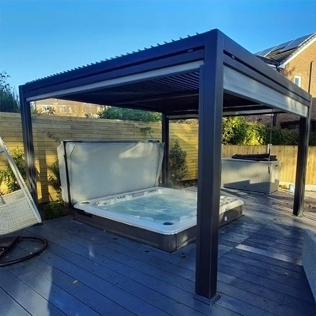2021Taisheng modern design outdoor waterproof pergola aluminum outdoor gazebo suppliers
