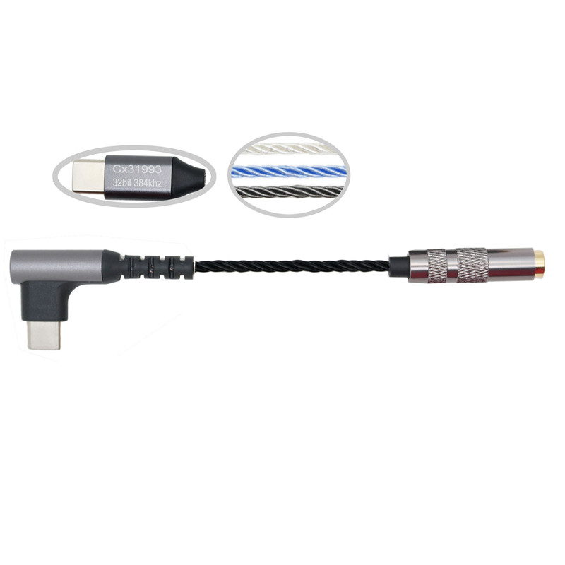 Сбалансированный Кабель-адаптер cx31993 с usb типа c на 4,4 мм