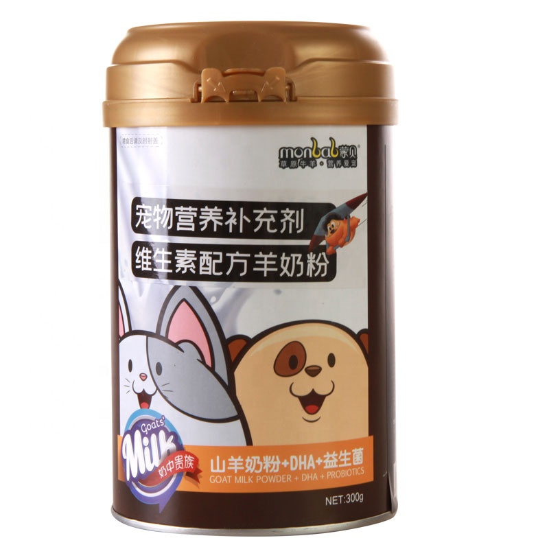 300g goat milk powder dog cat diary Prebiotic formula High quality Calcium supplements for Easy to carry nutritional supplements