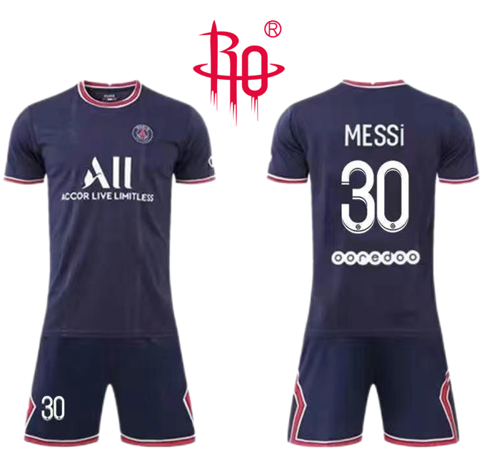 High quality Paris Saint-Germain Lionel Andres Messi football jersey football shorts sports ware