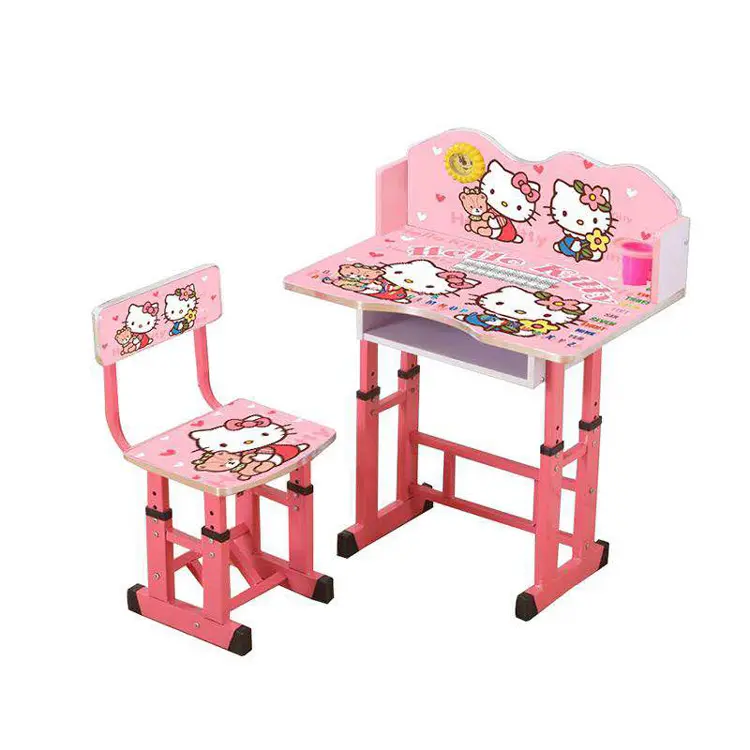 Cheap Adjustable kids table with chairs foldable study table for kids Nursery School kids reading table