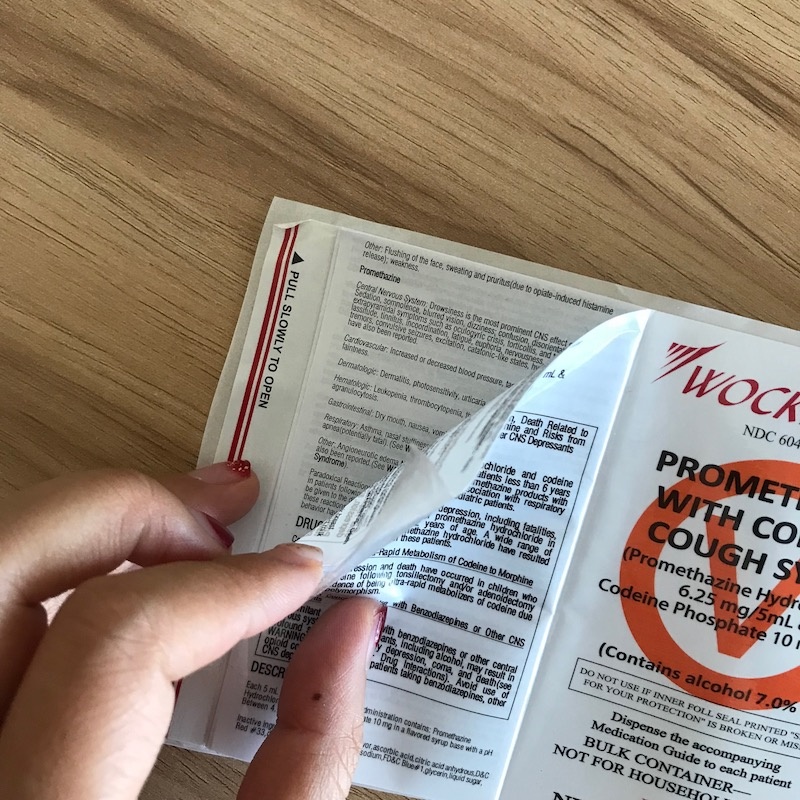 Wockhardt бутылка этикетка наклейка печать actavis prometh Сироп От Кашля наклейка наклейки с логотипом заказчика этикетка
