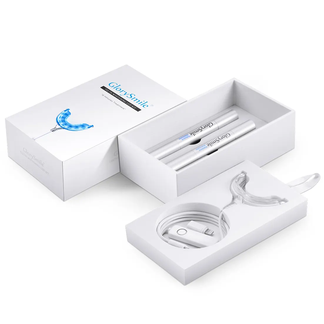 CE Approved 16 Minutes Smart Led Light Dental Bleaching Lamp Teeth Whitening Kit Private Label