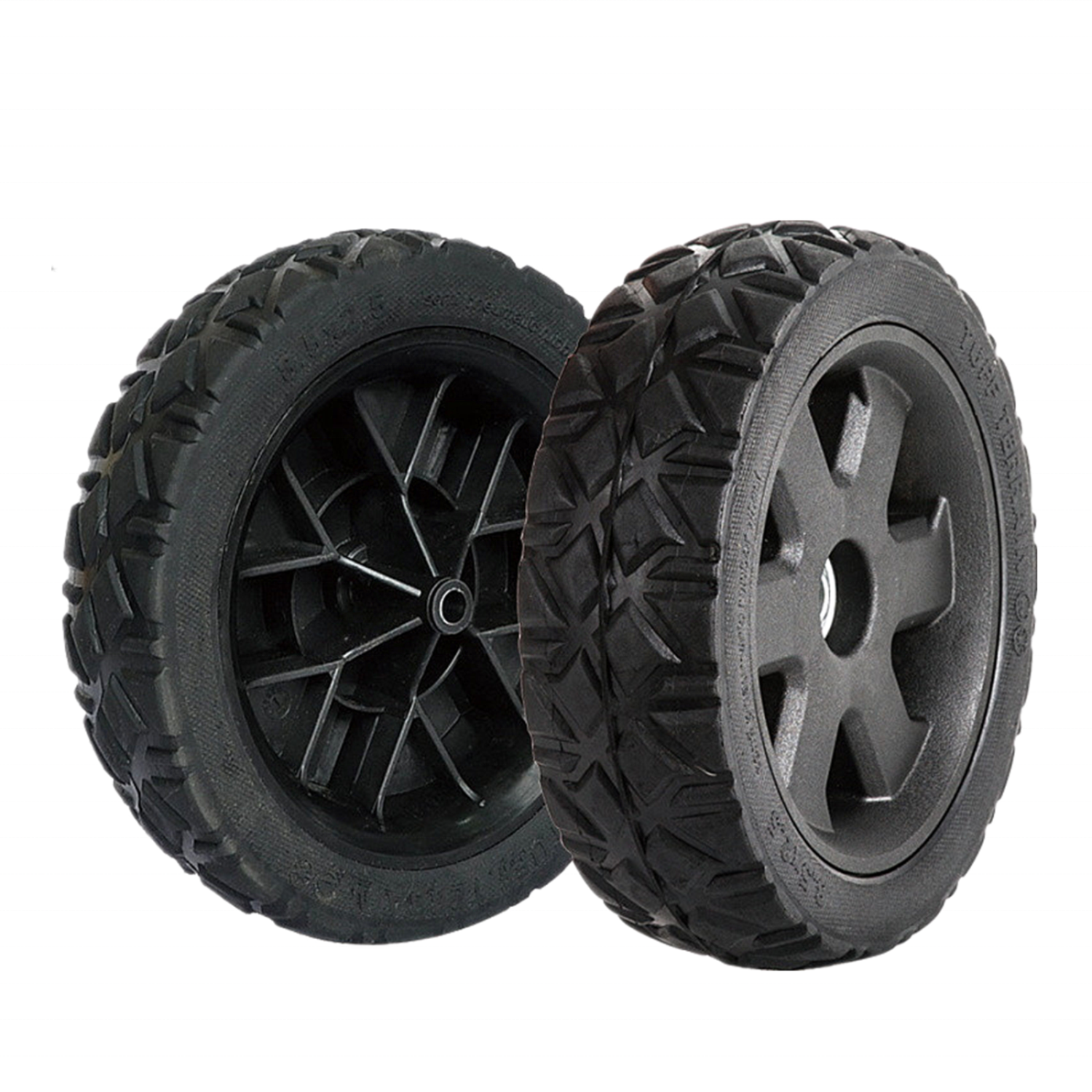 8.5 inch semi pneumatic rubber wheels for garden cart, wagon trolley, storage box, air compressor