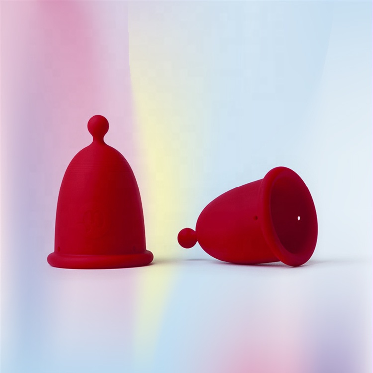 Reusable Medical Grade Silicone Eco-friendly Feminine Hygiene Product Custom Lady Menstrual Cup