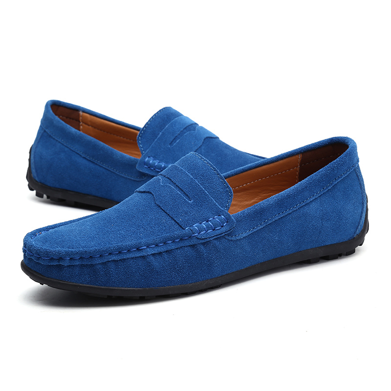 Деловые Лоферы мужская повседневная Mocasin Hombre/мягкие мокасины из высококачественной натуральной кожи; Мужская обувь на плоской подошве, обувь для вождения, туфли