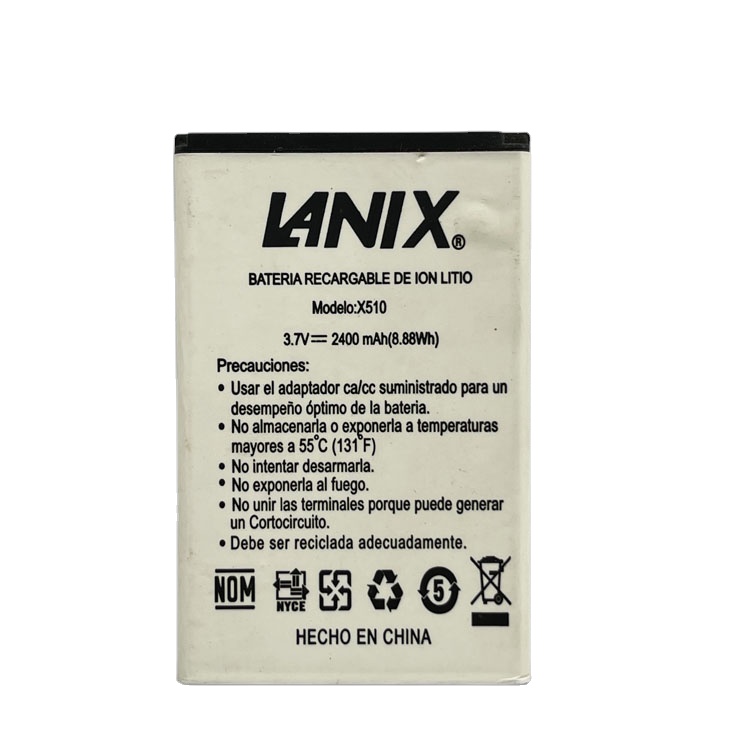LANIX X510 wholesale rechargeable battery lithium ion mobile phone battery