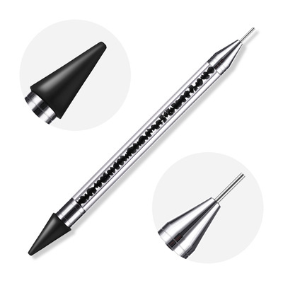 Высокое качество многофункциональный дизайн ногтей Удалить карандаш dotting ручки двойной головкой Picker Ручка инструмент
