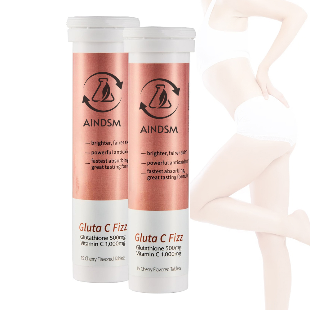 Pravite Brand Gluta Whitening Anti aging Effervescent Tablets Sugar Free Collagen Tablets Antioxidant Gluta Effervescent Tablet