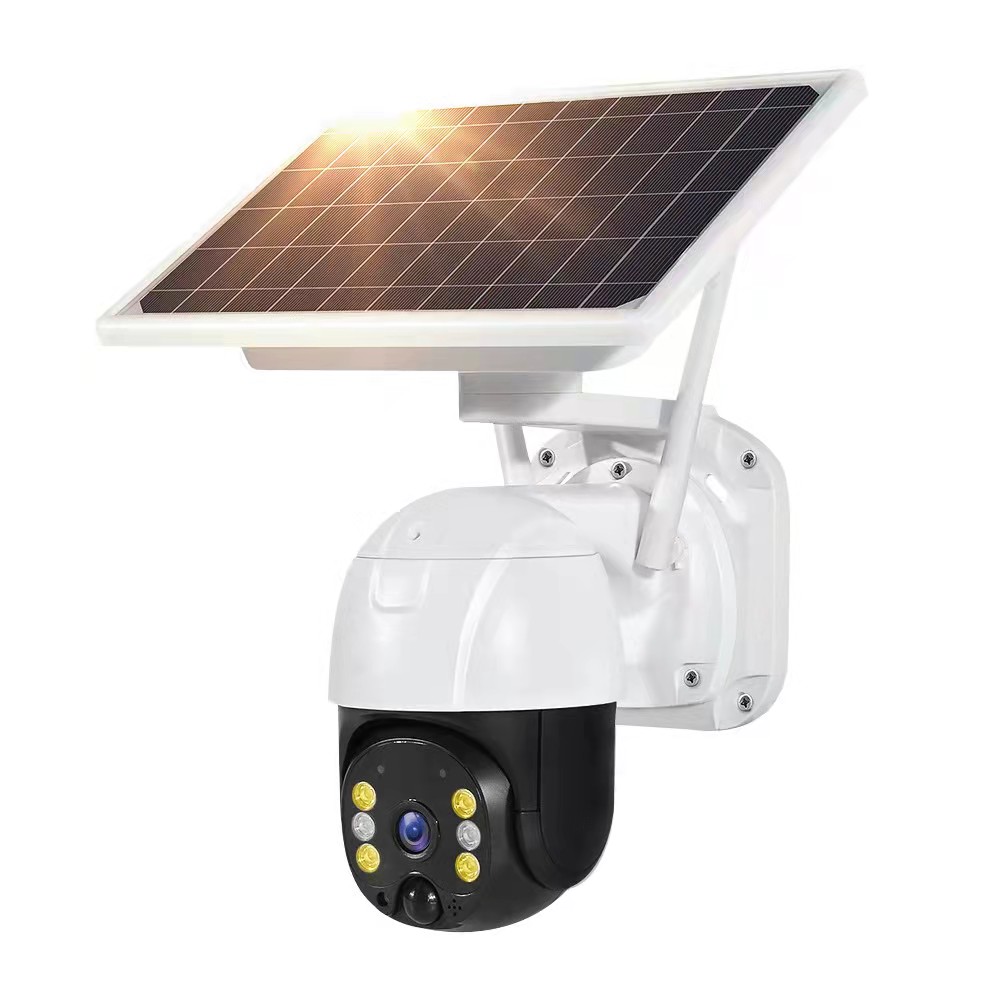 Veekei 1080P Солнечная камера, Wi-Fi, 4G сим-карта IP камера для системы наружной безопасности полного цвета ночного видения, камеры наблюдения панели солнечных батарей