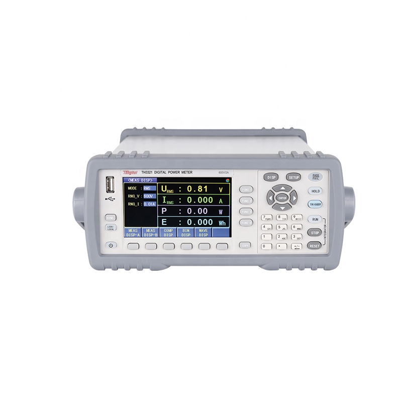TH3321 AC/DC Цифровой измеритель мощности микротоков с 24-битный цвет 4,3-дюймовый сенсорный экран