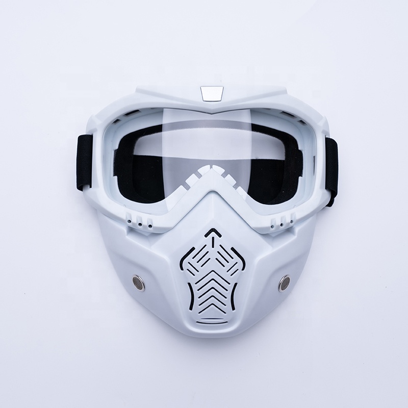 Removable Winter Snow Sports Foam Padding Detachable Road Riding Motorbike Glasses Off Road Motorcycle Mask Motocross Goggles