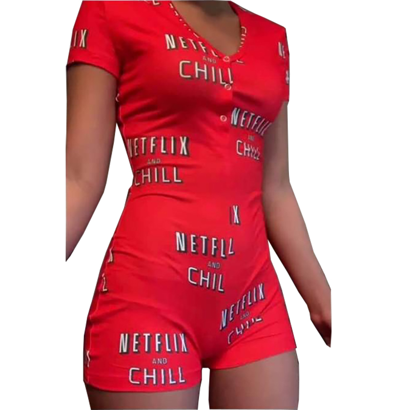 Женские пижамы на заказ Onsie, одежда для сна, Пижама-комбинезон, женские комбинезоны для сна Netflix И Chill, для женщин